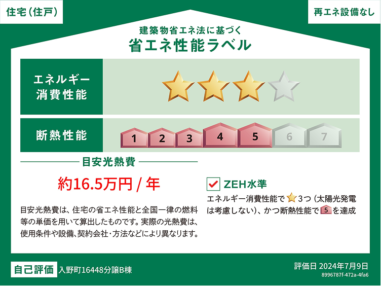 省エネ性能の図